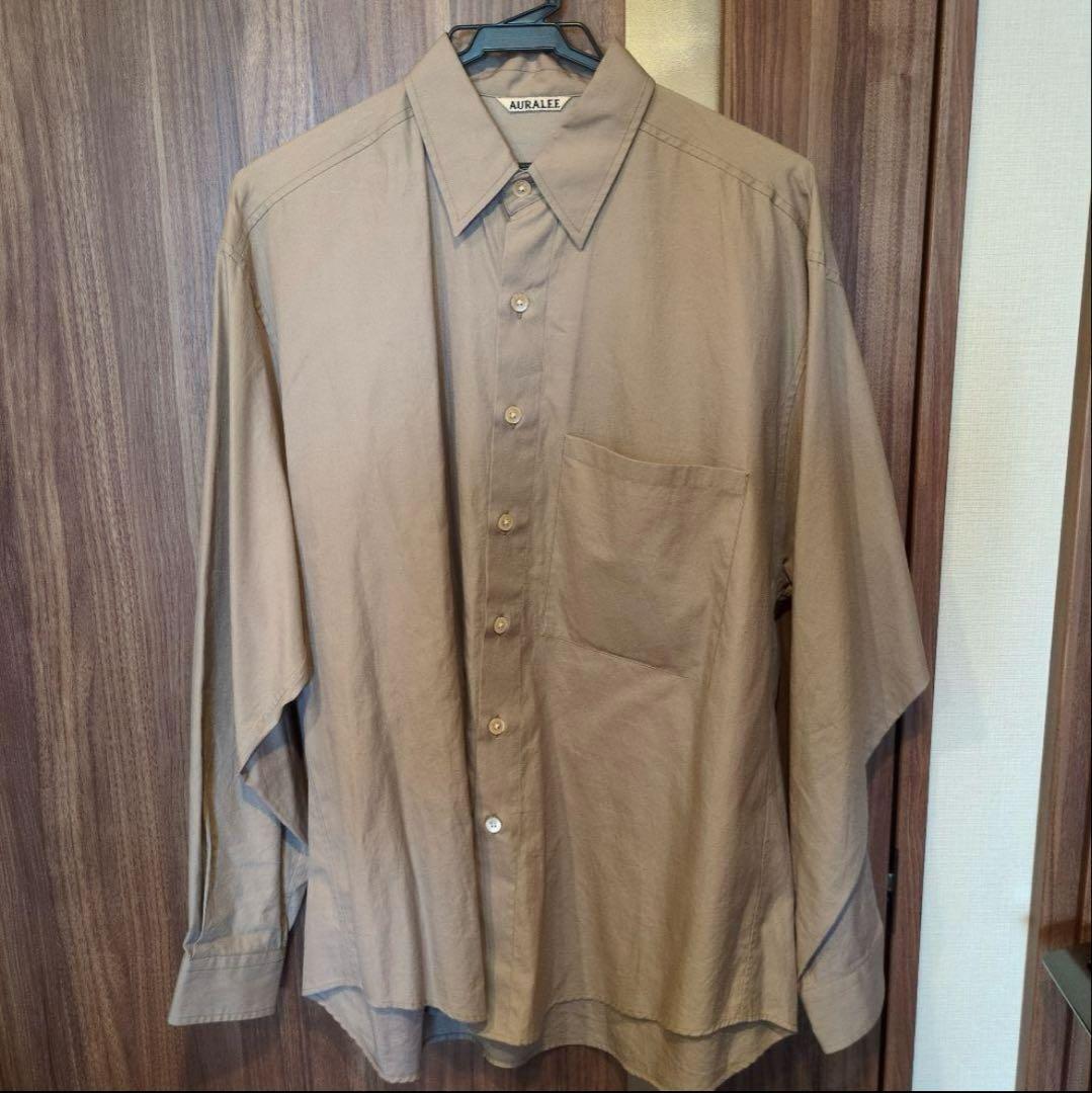 AURALEE 長袖シャツ