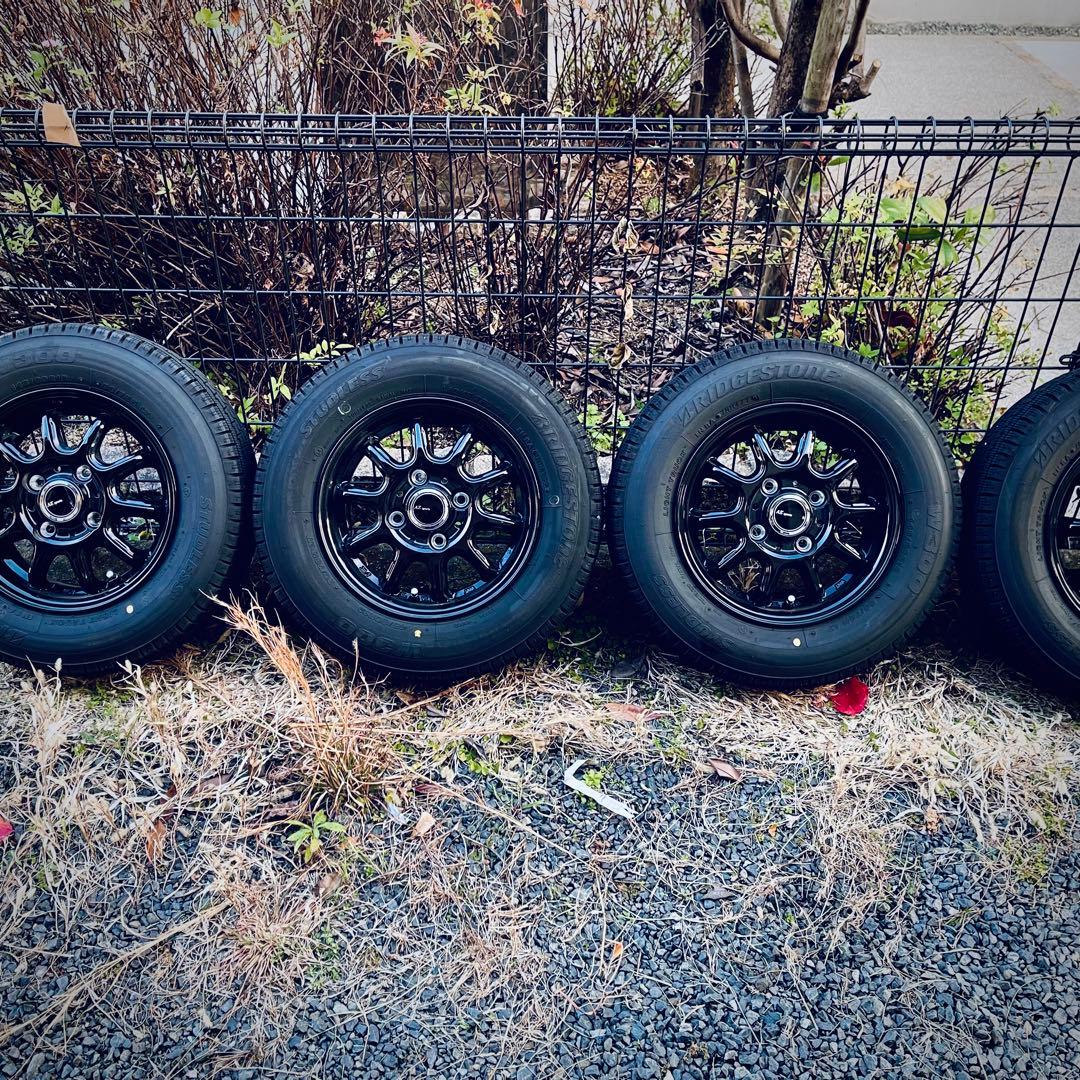 BRIDGESTONE w300 145/80R12 スタッドレスセット