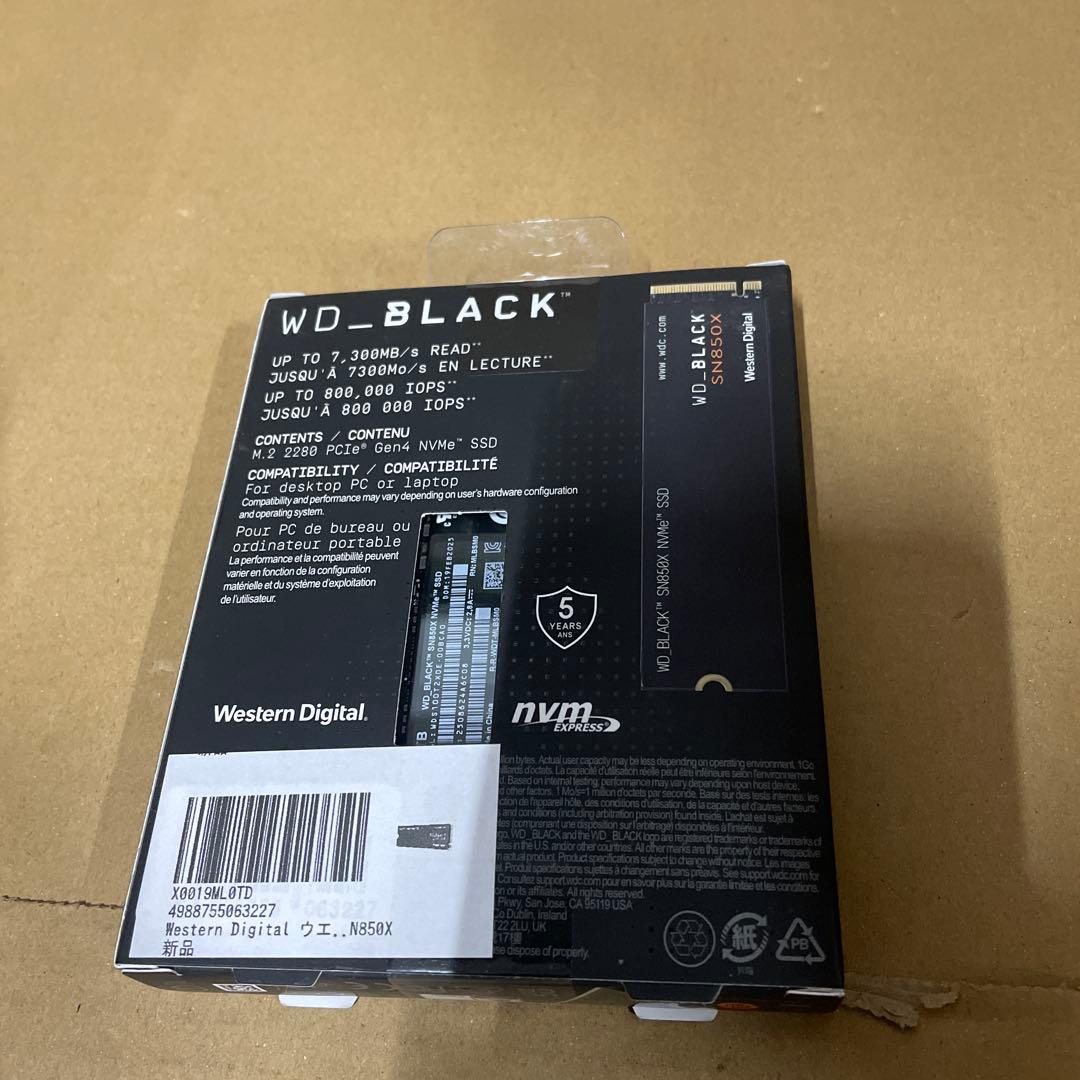 Western Digital ウエスタンデジタル 1TB WDS100T2