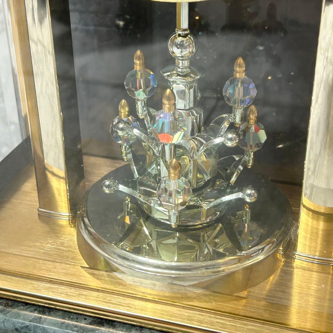 SEIKO セイコー 置時計 HW926G 蛇紋石 内閣総理大臣贈呈 電波時計