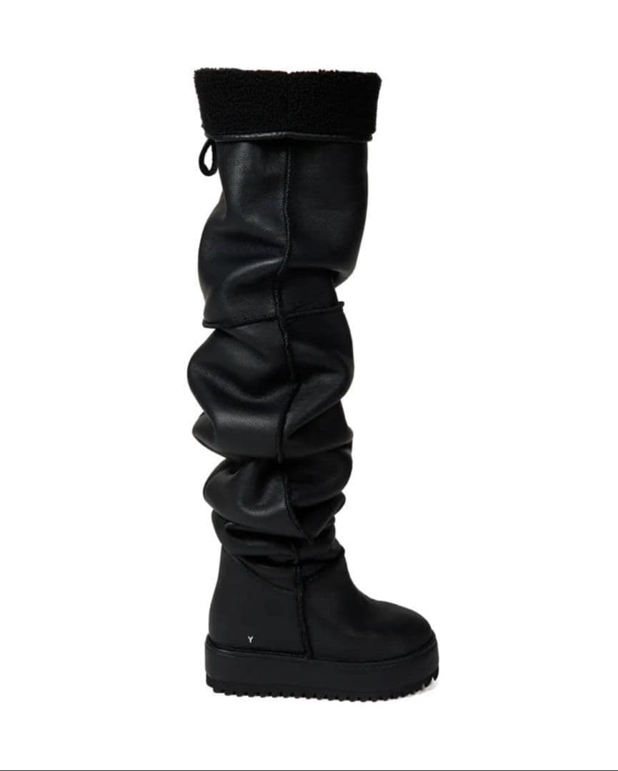 YELLO JACOB LOOSE FIT LONG BOOTS ブラック★XL