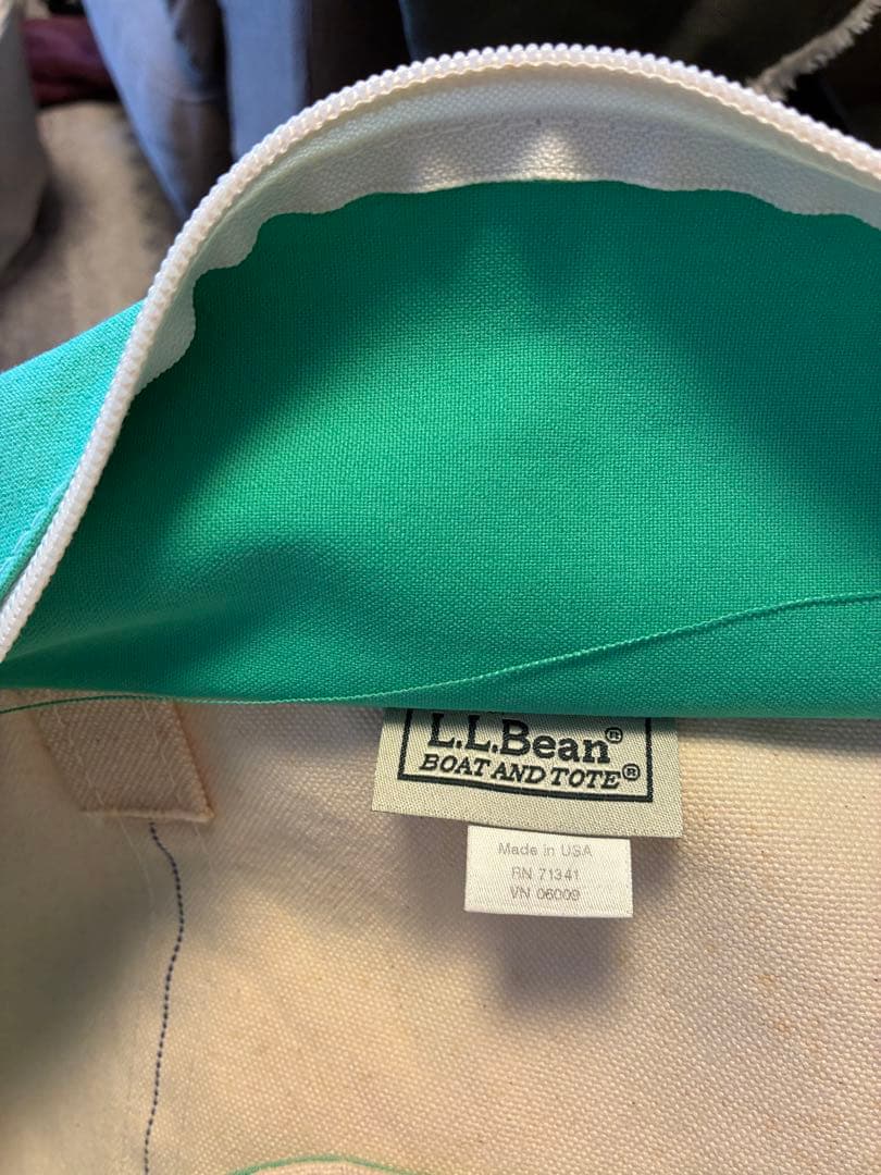 LLBeanトートバッグ エクストララージ　ジップトップ　XL