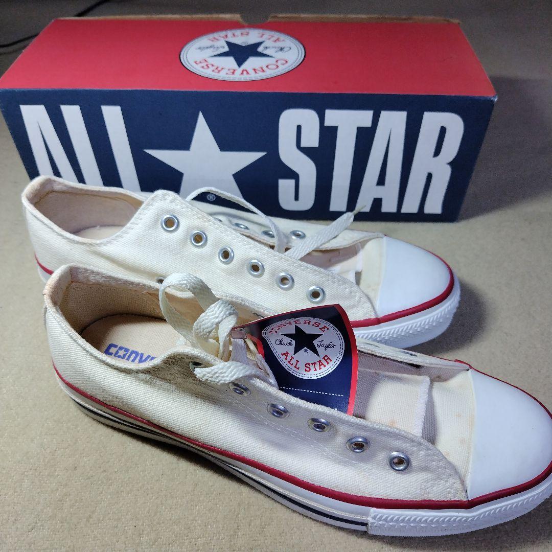 コンバース オールスター LOW USA製 デッドストック US8 26.5cm