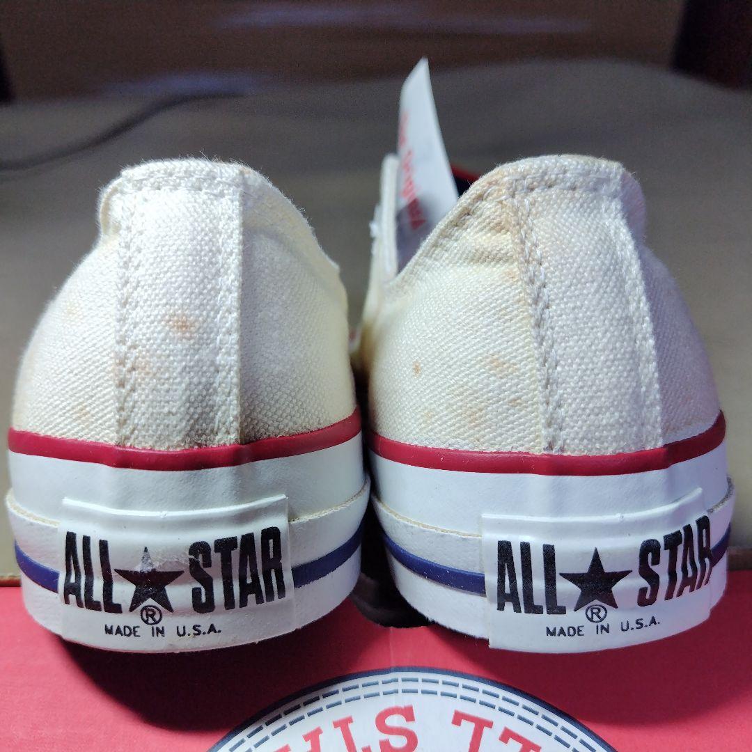 コンバース オールスター LOW USA製 デッドストック US8 26.5cm