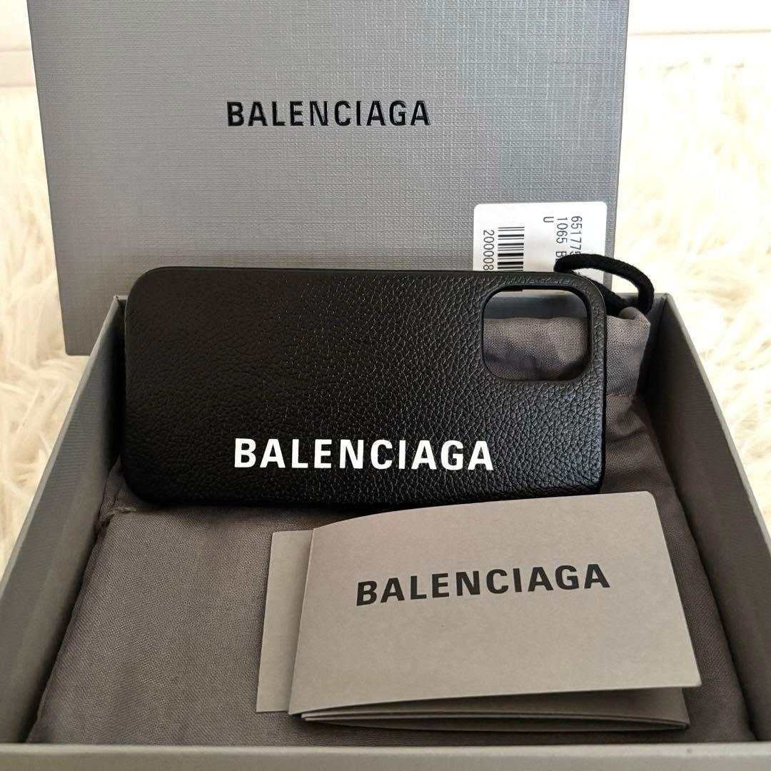 極美品 バレンシアガBALENCIAGA iPhone12 miniケースカバー