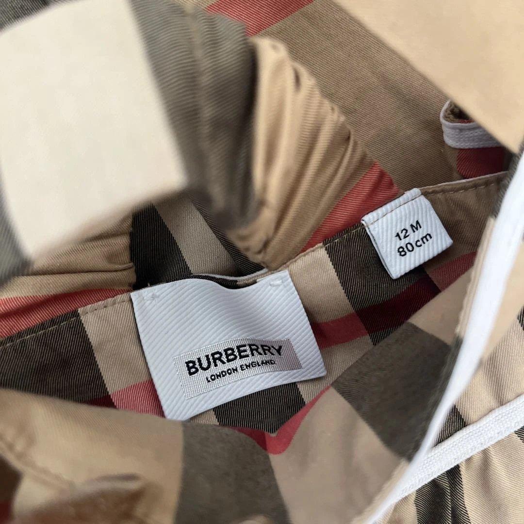 限定値下げ‼️美品☆Burberry【80】チェック柄ワンピース/12m