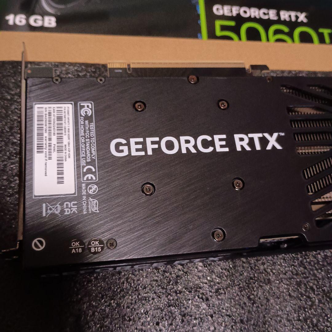 y*-様 palit RTX5060ti 16GB