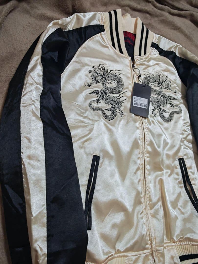 ROGUES 未使用近い 日本限定虎 スカジャン unisex サテン