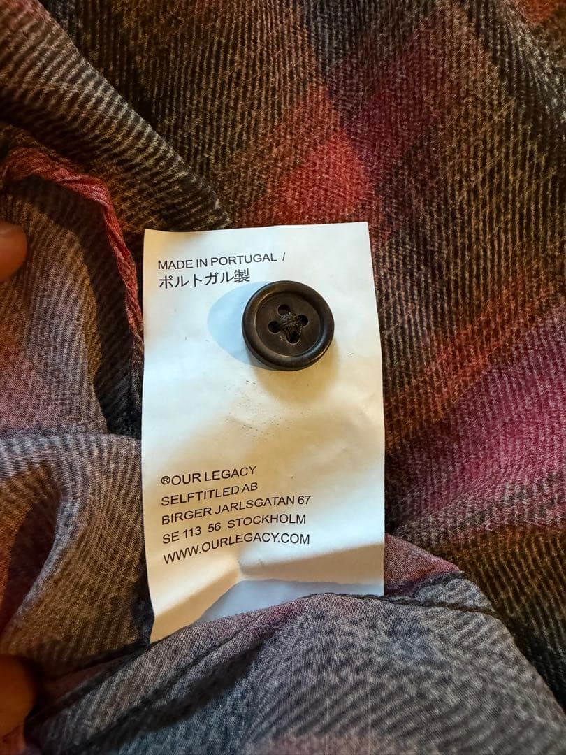 トップス OUR LEGACY borrowed shirt 46