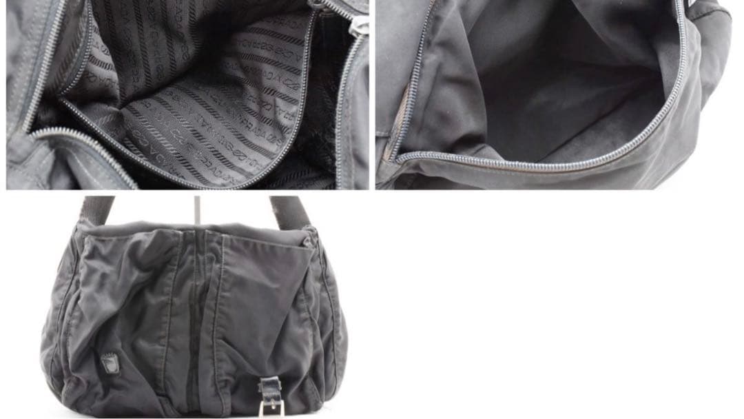 PRADA メッセンジャーバッグ　トライアングルロゴ　ナイロン　ショルダーバック