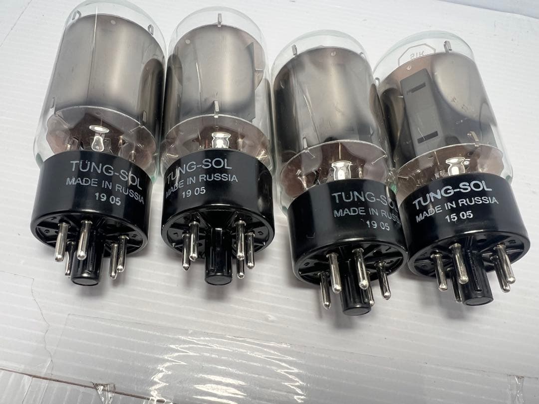 6L6GC STR TUNG-SOL 中パワー真空管PX22 4本セット