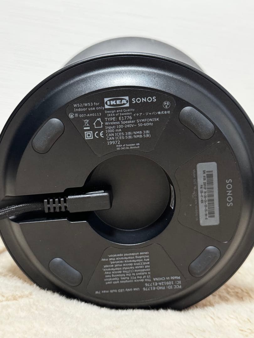 sonos ワイヤレススピーカー モダンデザイン グレー