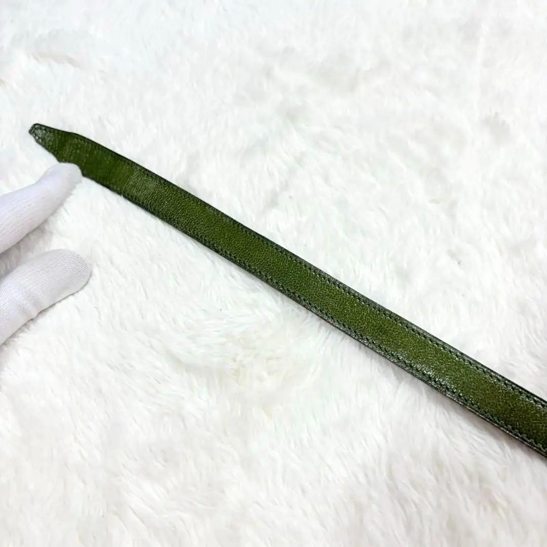 HERMES エルメス ベルト グリーン ブラウン コンスタンス リバーシブル