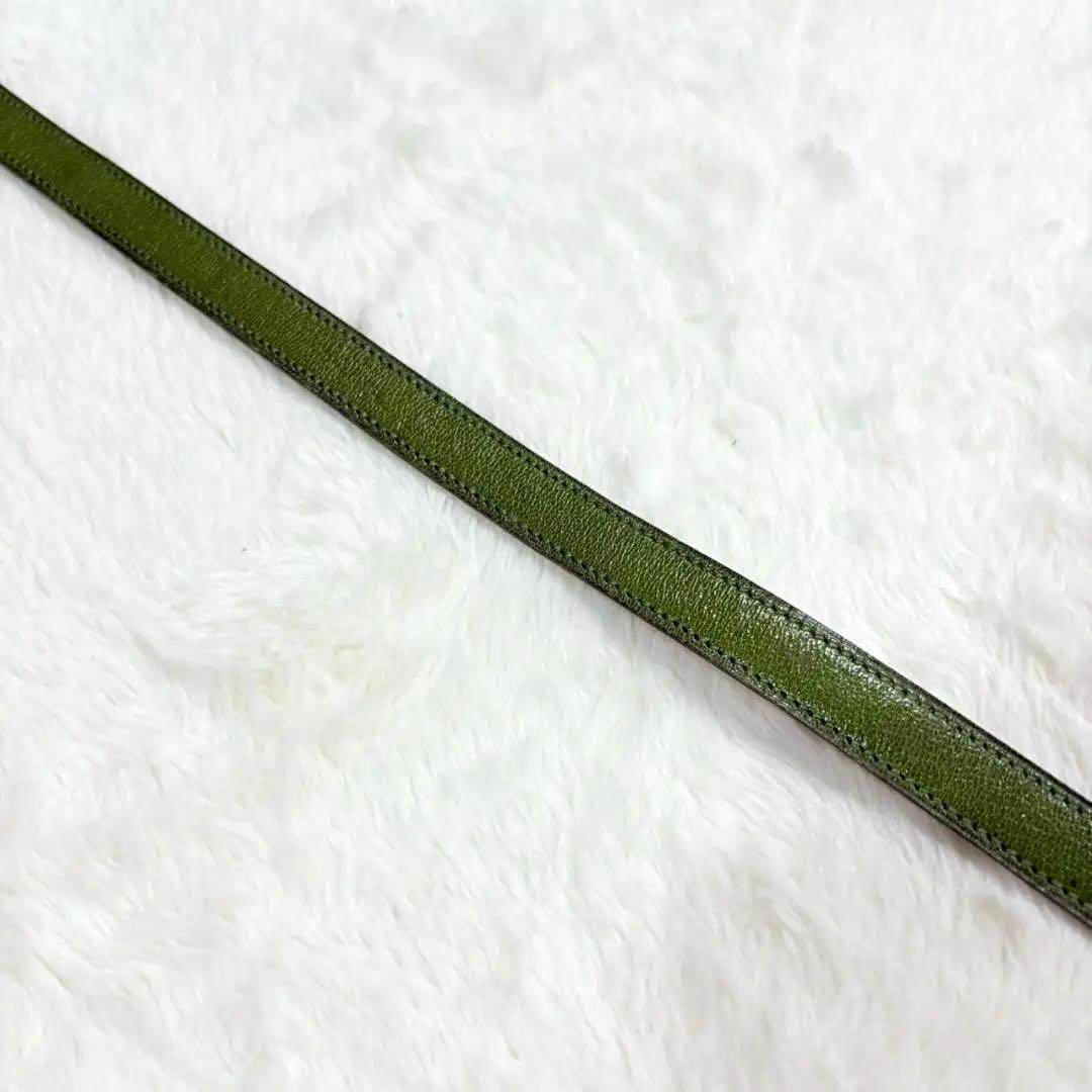 HERMES エルメス ベルト グリーン ブラウン コンスタンス リバーシブル