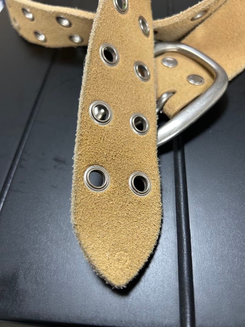 アンダーカバースエードレザーベルトundercover