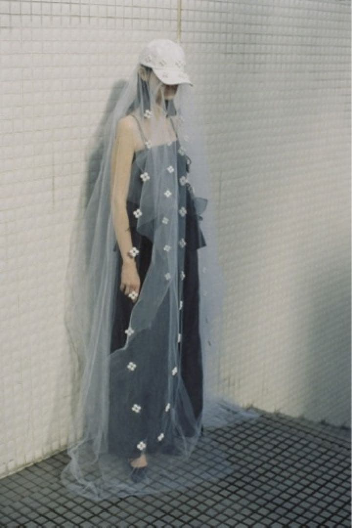 帽子 RIV NOBUHIKO CLINCH FLOWER CAP WHITE