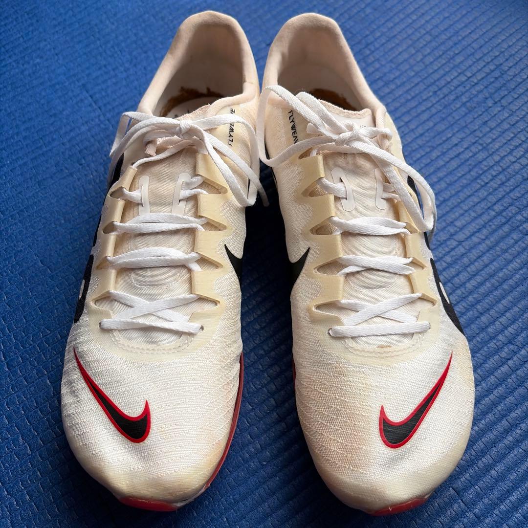 ナイキ エアズーム マックスフライ モアテン27.0cm ホワイト