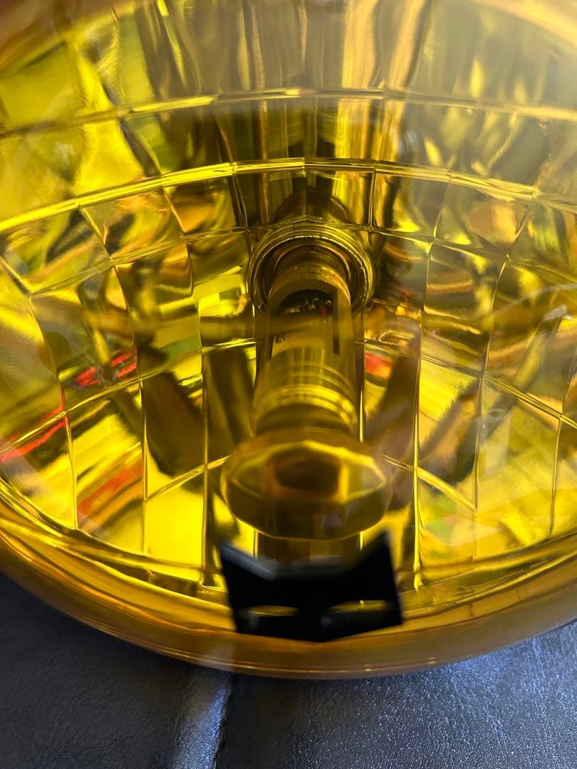 マーシャル風　イエローレンズヘッドライト LED シャリー　ダックス　モンキー