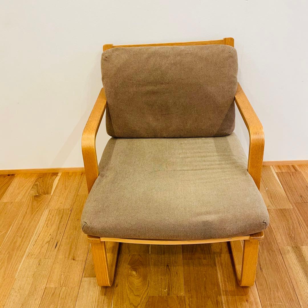無印 良品 リビングでもダイニングでもつかえるソファチェア オークLD