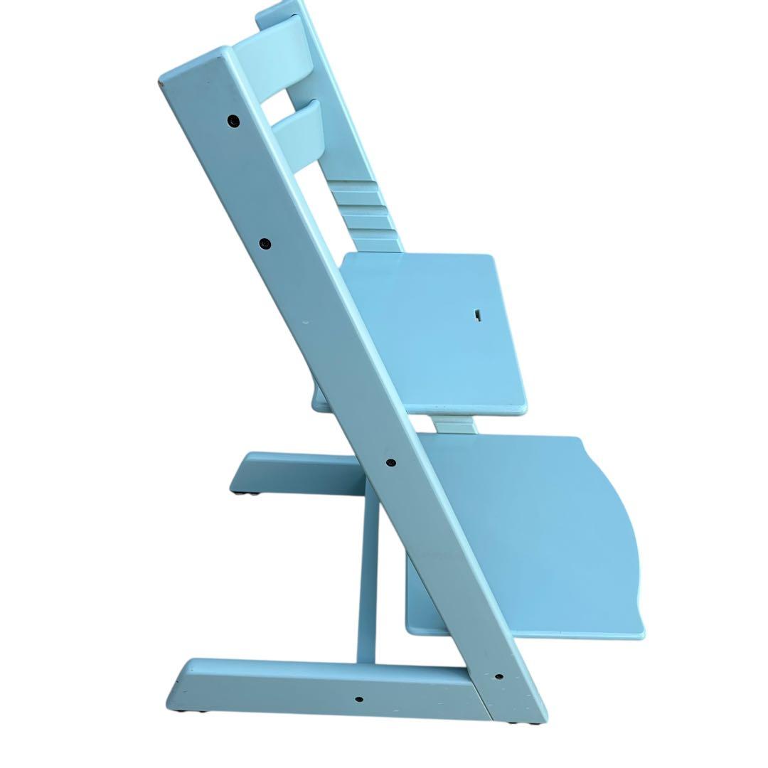 【極美品】ストッケ トリップトラップ STOKKE シリアル6 ブルー