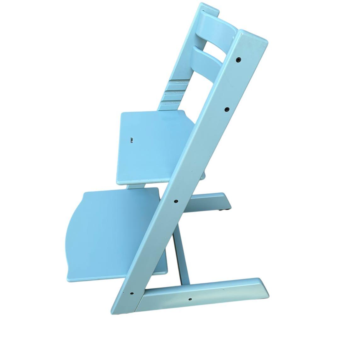 【極美品】ストッケ トリップトラップ STOKKE シリアル6 ブルー