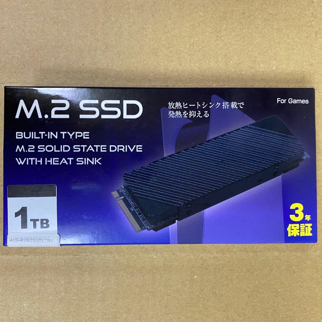 未使用新品 ALLONE 内蔵 M.2 SSD 1TB ヒートシンク搭載 一体型