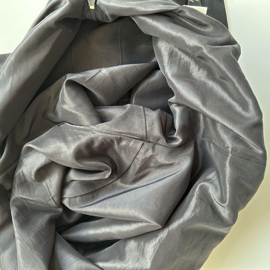 美品♡グリーンレーベルリラクシング　ノーカラー　パンツスーツ　春夏　紺　40