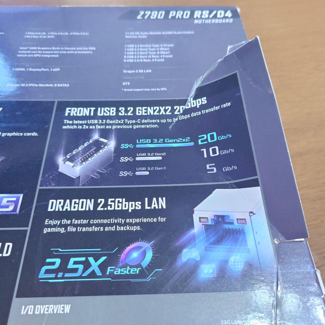 Z790 Pro RS/D4　と　i5-13400F