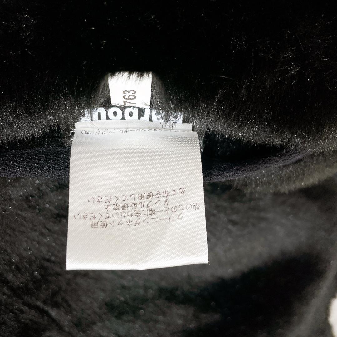 Barbour ファーライナー ベスト 黒 メンズ 34 リバーシブル 防寒