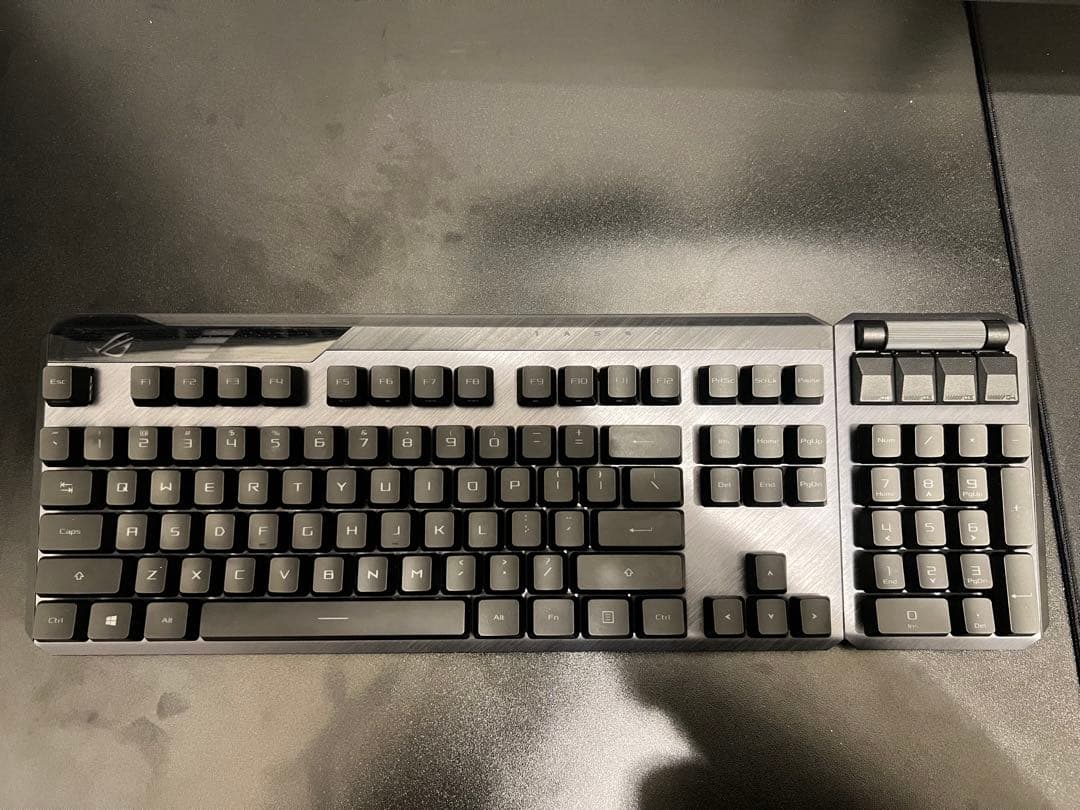 美品ASUS MA02 ROG CLAYMORE Ⅱ ゲーミングキーボードRED