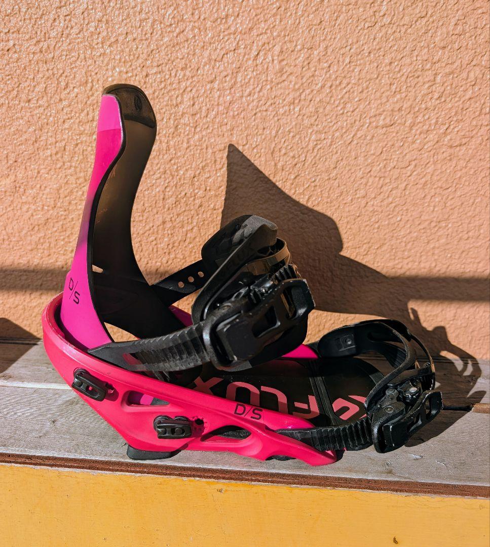 ★FLUX DSビンディング★Sサイズ濃ピンク★スノーボード★オフトレ★芝トレ★
