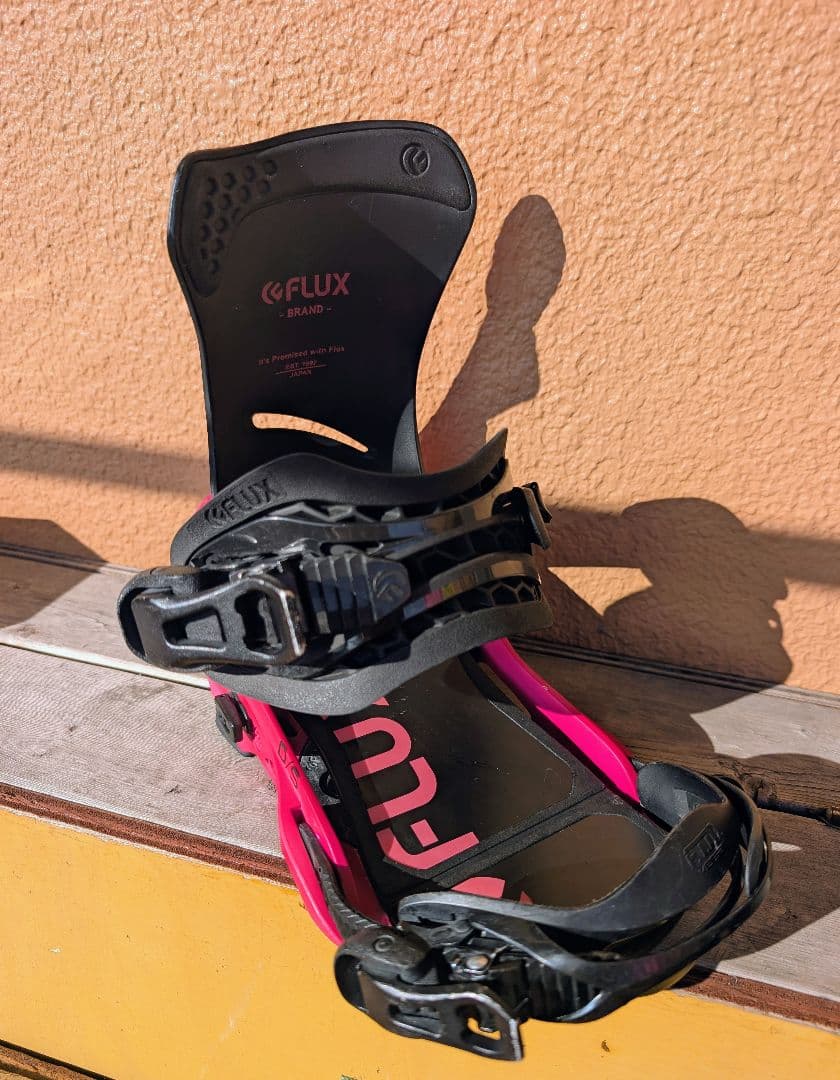 ★FLUX DSビンディング★Sサイズ濃ピンク★スノーボード★オフトレ★芝トレ★