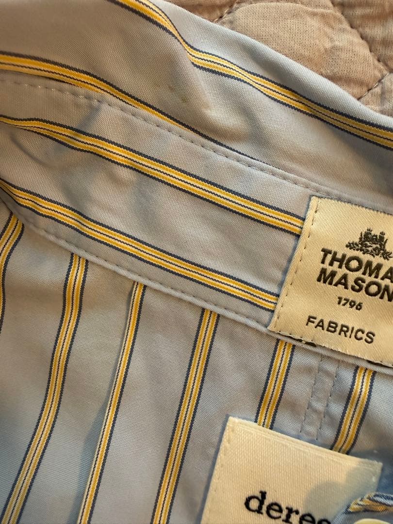 6*8様 deres デレス　ストライプ6way sleeve shirt