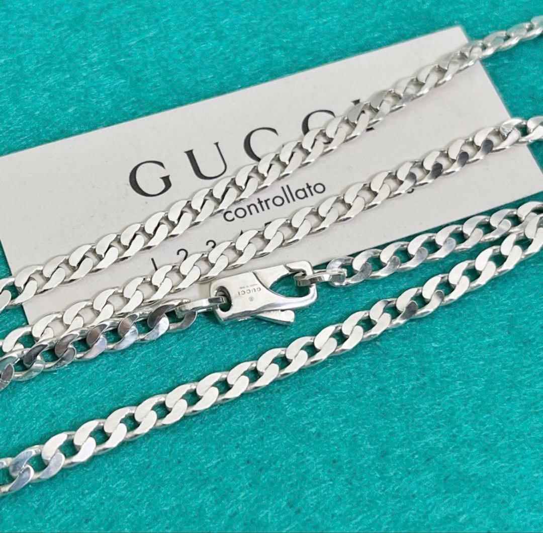 極美品‼️GUCCI 3.7ミリ　喜平チェーンネックレス
