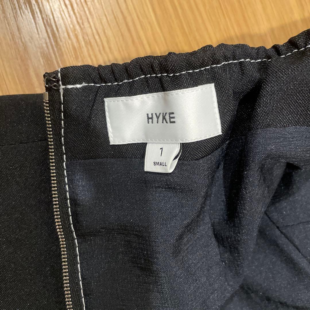 HYKE ハイク　ベアトップ 黒 サイズ1 ビスチェ　s