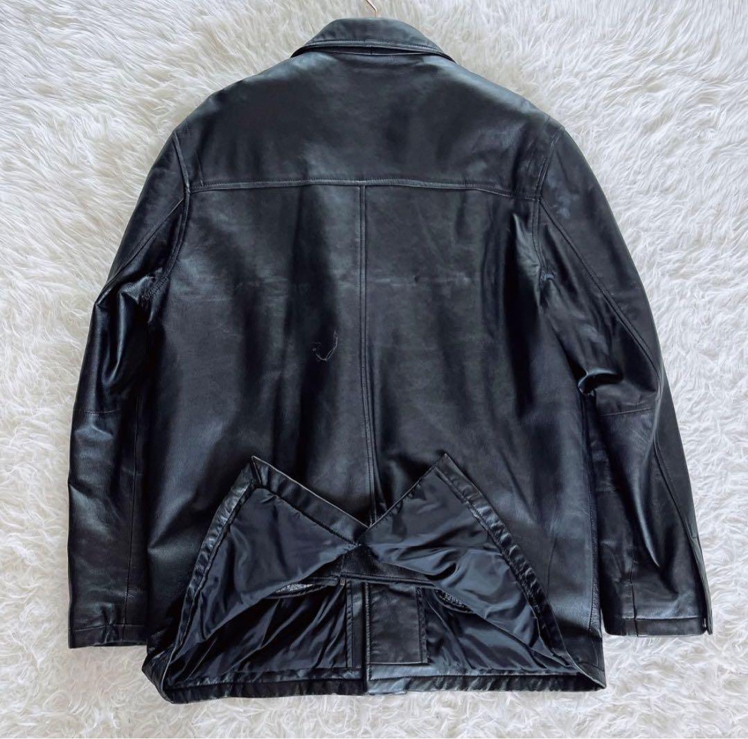 【GUESS CLASSICS】ラムレザージャケット ブラック