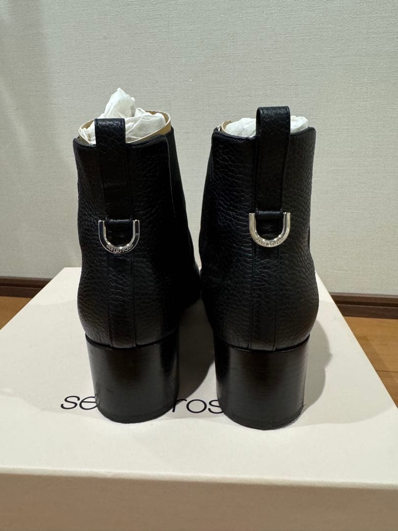 セルジオロッシ　ブーティ　ブラック　38