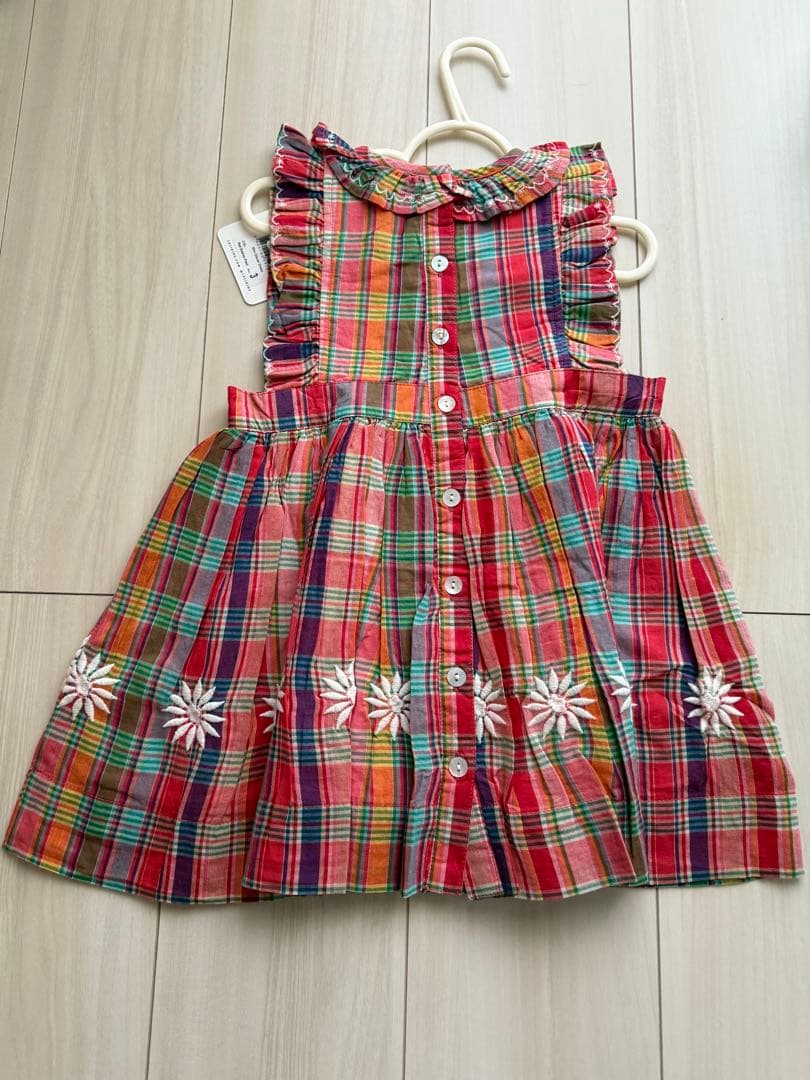 専用　　LALI チェック柄ワンピース 3歳用