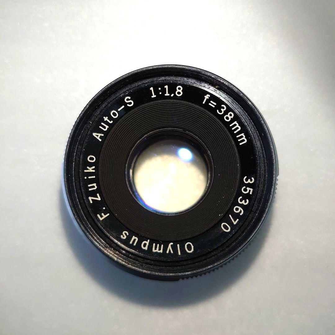 希少・オリンパスペンＦＴブラックペイント 38mmＦ1.8付