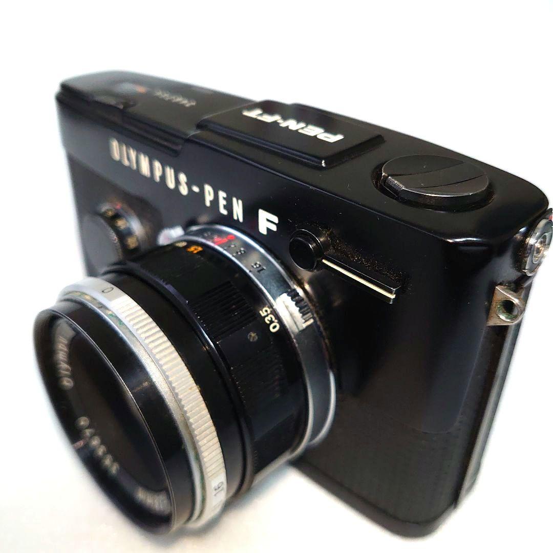 希少・オリンパスペンＦＴブラックペイント 38mmＦ1.8付