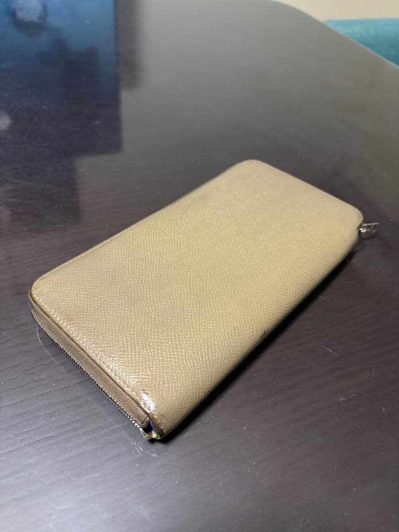 中古 HERMES エルメス アザップ シルクイン P刻印 長財布