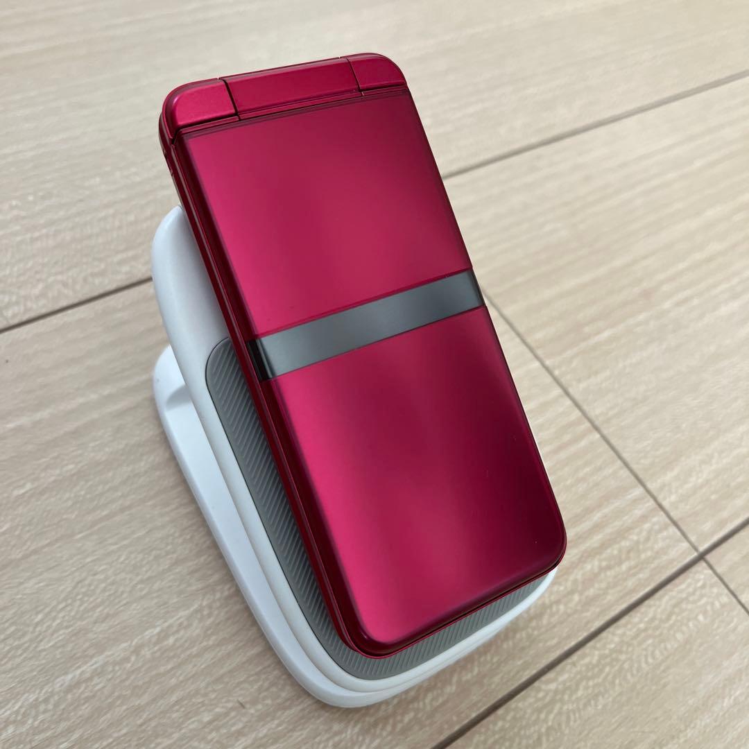 【美品】docomo DIGNO KY-42C 折りたたみ式 レッド 本体