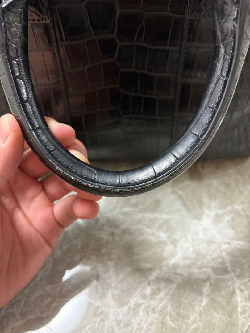 君がいない　池田工芸　オールクロコ　ラウンジトート