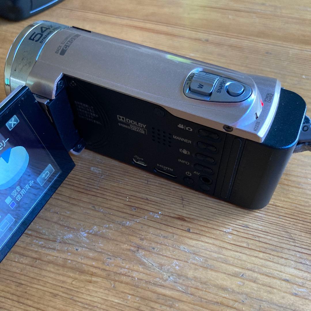 美品 JVC ビデオカメラ EVERIO GZ-E265 三脚付き