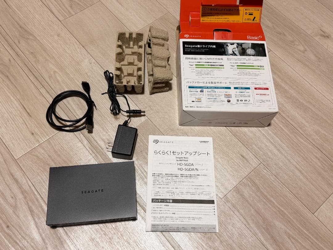 BUFFALO バッファロー　HDD Seagate HD-SGDA4U3-B