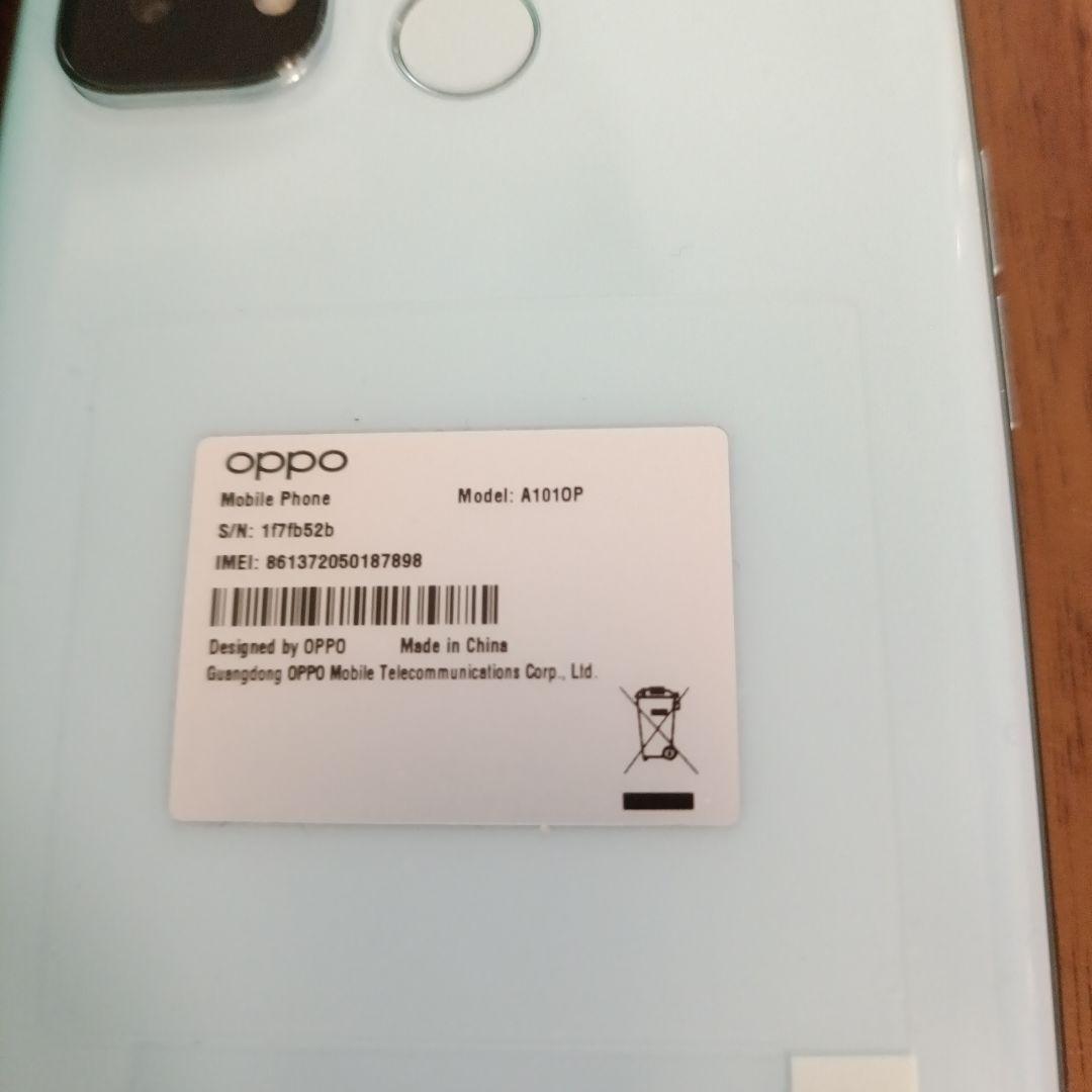OPPO Reno 5A　アイスブルー　【箱付き】中古