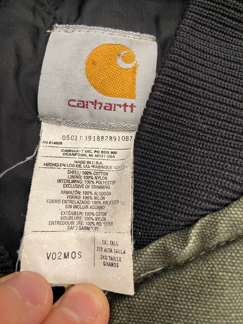 l*y様 carhartt アクティブベスト XXL モスグリーン