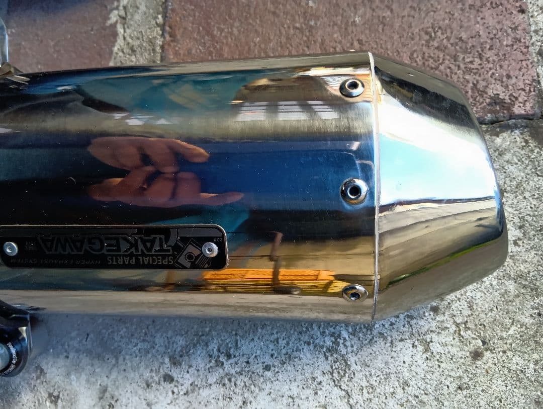 フォルツァMF13ステンレス マフラー ポリッシュ仕上げ