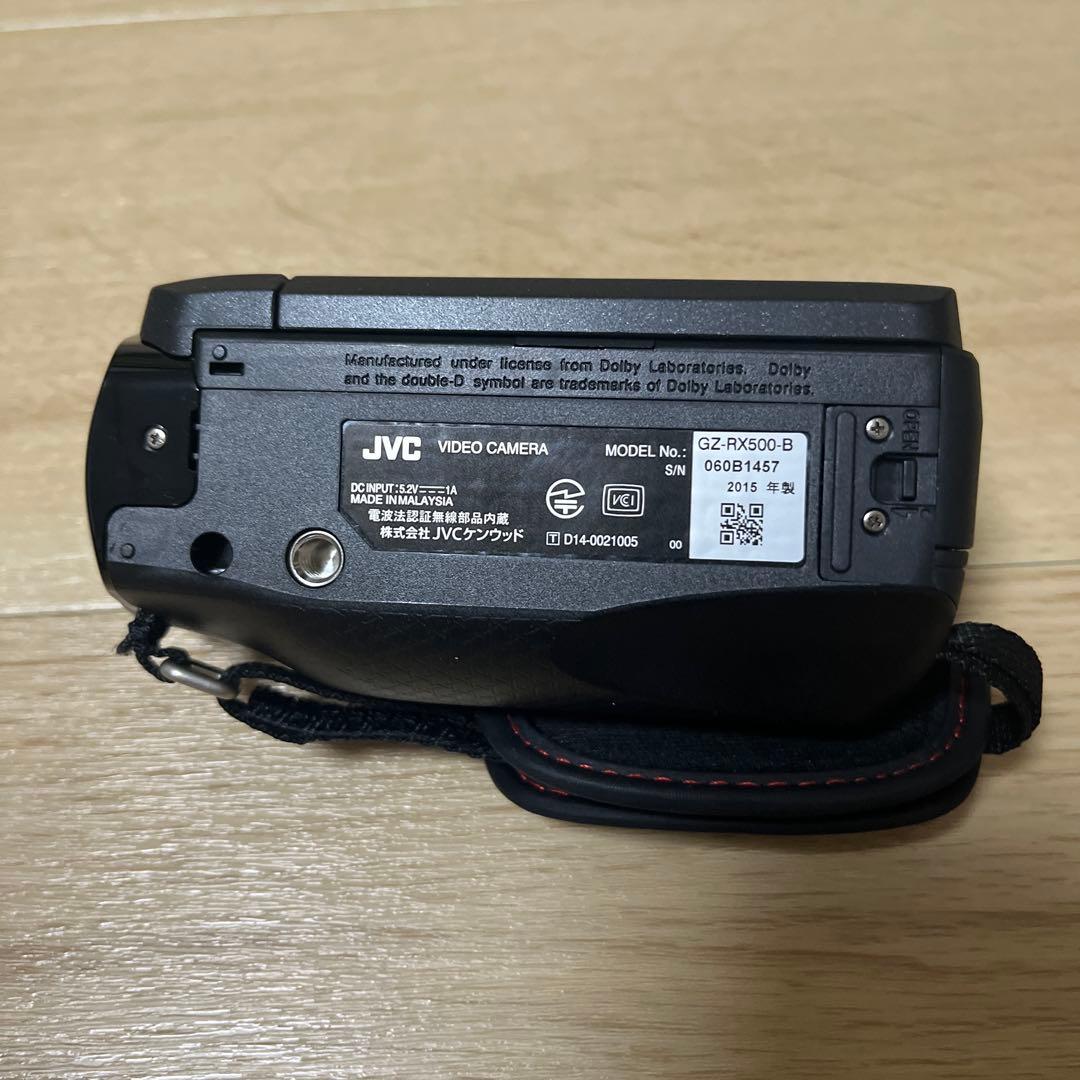 JVCケンウッド 防水 防塵 ビデオカメラ EVERIO GZ-RX500-B
