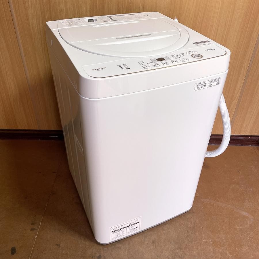 2023年製■シャープ 5.5kg 洗濯機 ES-GE5G-W おしゃれ着コース